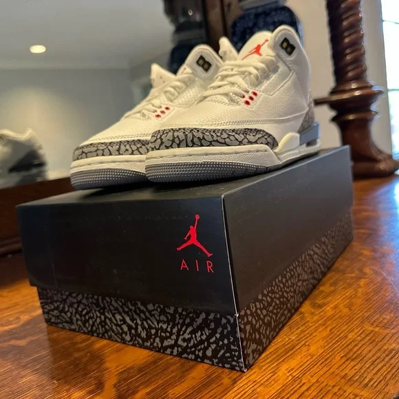 Jordan | Shoes | Air Jordan 3 White Cement Reimagined Size  display picture 3